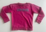 Mooie roze sweater - ‘Unique’ - mt 122/128, Kinderen en Baby's, Kinderkleding | Maat 122, Meisje, Kids, Trui of Vest, Ophalen of Verzenden