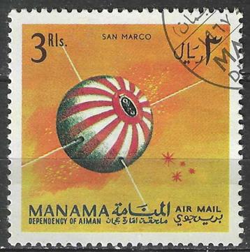 Manama 1968 - Stampworld 96 - Ruimtevaart - 3 Rials (ST) beschikbaar voor biedingen
