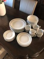 Porselei eet servies, Huis en Inrichting, Keuken | Servies, Ophalen, Gebruikt, Bord(en), Effen