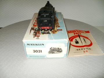 Marklin Ho analoge Stoomlokomotief no 3031+telexkop.+ovp. beschikbaar voor biedingen