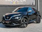 Nissan Juke 1.0 DIG-T 2WD N-Connecta *GARANTIE*, Voorwielaandrijving, Leder en Stof, Zwart, Bedrijf