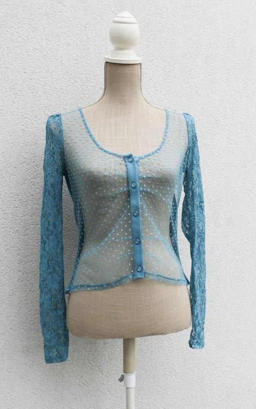 Mais il est où le soleil Blouse Maat S, Kleding | Dames, Blouses en Tunieken, Zo goed als nieuw, Maat 36 (S), Blauw, Ophalen of Verzenden