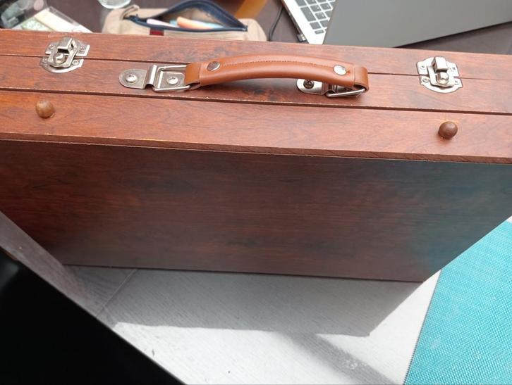 Houten tekenkoffer, Hobby en Vrije tijd, Tekenen, Ophalen