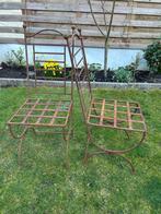 Marokkaanse smeedijzeren tuinstoel, Tuin en Terras, Ophalen, Gebruikt, Metaal