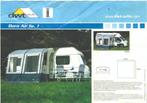 Auvent Bora Air dwt taille 1, Caravanes & Camping, Utilisé