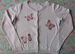 Witte cardigan vlinderprint maat 134-140, Kinderen en Baby's, Kinderkleding | Maat 134, Ophalen of Verzenden, Gebruikt, H&M, Meisje