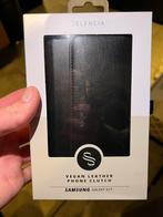 Nieuw Samsung S21 hoesje - Vegan Leather - zwart, Ophalen, Zo goed als nieuw, Hoesje of Tasje