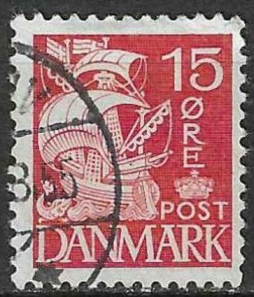 Denemarken 1933/1940 - Yvert 214I - "Wit zeil" (ST), Postzegels en Munten, Postzegels | Europa | Scandinavië, Gestempeld, Denemarken