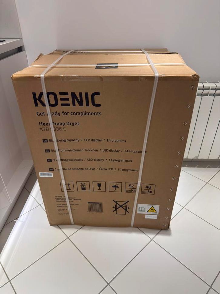 Nog in verpakking droogkast KOENIC, Elektronische apparatuur, Droogkasten, Nieuw, Ophalen