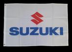 Vlag Suzuki motorfiets kleur wit - 60x90cm, Motoren