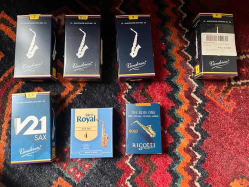saxofoonrietjes te koop!, Muziek en Instrumenten, Blaasinstrumenten | Saxofoons, Zo goed als nieuw, Alt, Ophalen of Verzenden