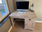 Eiken bureau, Huis en Inrichting, Bureaus, Ophalen, Zo goed als nieuw, Bureau