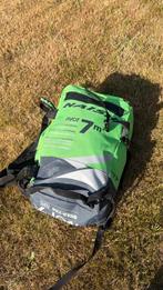 Amper gebruikte Kite 7m + pomp + bar met touw, Ophalen, Zo goed als nieuw, 7 m², Kite