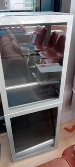 Keukenkast 2 glazen deuren, Huis en Inrichting, Keuken | Keukenelementen, Ophalen, Zo goed als nieuw
