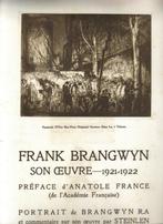 Frank Brangwyn ets en prospectus "Son Oeuvre 1921-1922", Antiek en Kunst, Kunst | Etsen en Gravures, Ophalen