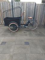 Troy basic bakfiets, Fietsen en Brommers, 4 kinderen of meer, Gebruikt, Huif, Ophalen