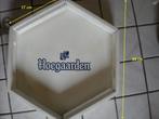 HOEGAARDEN Zeshoekig houten dienblad, Ophalen of Verzenden, Zo goed als nieuw, Reclamebord, Plaat of Schild