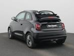 Fiat 500e C Icon 42 kWh, 4 zetels, Stof, Cabriolet, Zwart