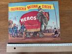 Circus programma HEROS 1963 VW kever T1, Ophalen of Verzenden, Zo goed als nieuw, Anoniem