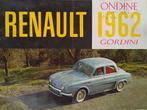 Brochure Renault Ondine Gordini : Modèle 1962 : GRAND FORMAT, Boeken, Auto's | Folders en Tijdschriften, Gelezen, ANONYME, Ophalen of Verzenden