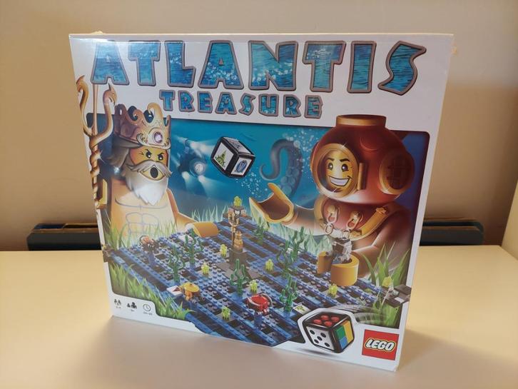 Gezelschapsspel Lego 3851 Atlantis Treasure, Hobby en Vrije tijd, Gezelschapsspellen | Bordspellen, Nieuw, Een of twee spelers