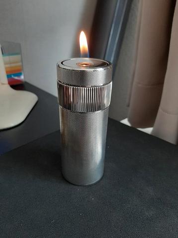 Vintage 1970 S.T DUPONT briquet argenté de table état neuf 