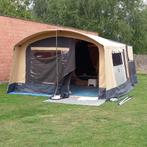TRIGANO galeon met keuken, fietsdrager antislinger koppeling, Ophalen, Trigano, Beige, Aanwezig