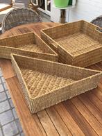 Set de 3 paniers en osier, Gebruikt, Mand, Vierkant, Ophalen of Verzenden