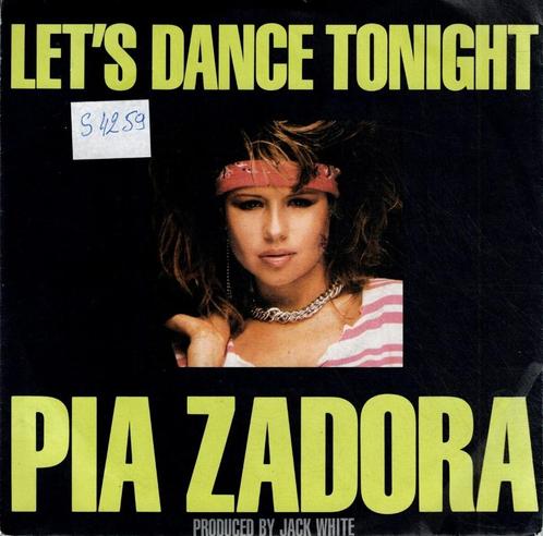 Vinyl, 7"   /   Pia Zadora – Let's Dance Tonight, Cd's en Dvd's, Vinyl | Overige Vinyl, Overige formaten, Ophalen of Verzenden