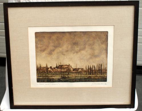Litho Freddy Delancker, Antiek en Kunst, Kunst | Litho's en Zeefdrukken, Ophalen