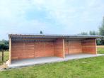 Schuilhok 3x12m in Douglashout 'Op voorraad', Dieren en Toebehoren, Stalling, 4 paarden of pony's of meer