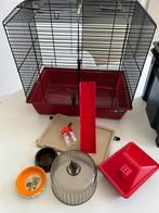 Kooi hamster, Dieren en Toebehoren, Kooi, Minder dan 75 cm, Minder dan 60 cm, Zo goed als nieuw
