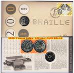 2009- 1 NUMISLETTER-LOUIS BRAILLE- 1 PIECE 2.00 € braille, Postzegels en Munten, Verzenden