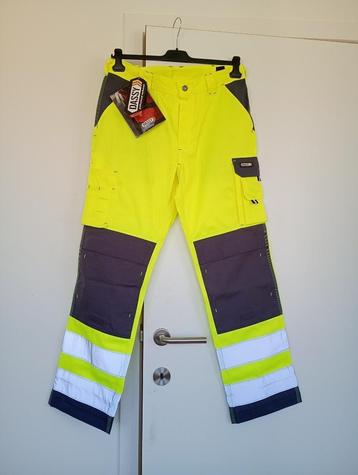 Dassy - Bouw werk veiligheidsbroek nieuw - fluo beschikbaar voor biedingen