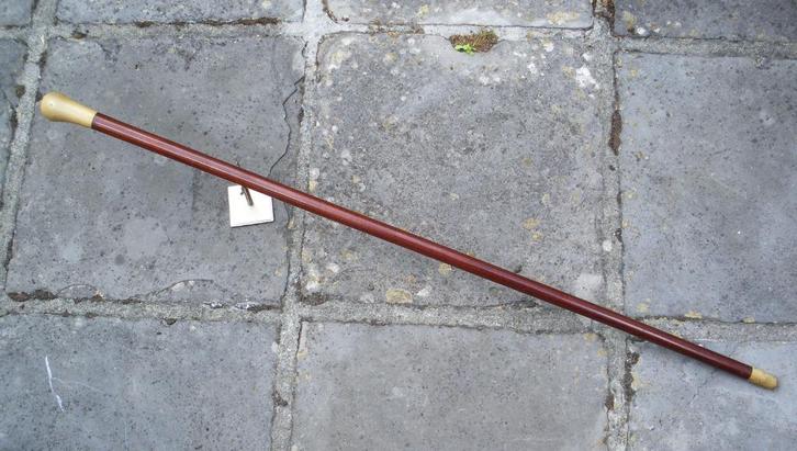 Canne de marche en bois noble Officier Infanterie belge WW1, Verzamelen, Militaria | Algemeen, Landmacht, Overige typen, Ophalen of Verzenden