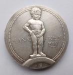1935 wereld tentoonstelling brussel - manneken pis  zeldzaam, Ophalen of Verzenden, Losse munt