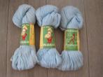Breiwol Phildar lichtblauw 3 x 100 gr, Hobby en Vrije tijd, Breien en Haken, Ophalen of Verzenden, Gebruikt, Breien, Wol of Garen