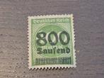 Timbre Deutsches Reich 800 Tausend 400 marks, Enlèvement ou Envoi