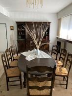 Tafel met 10 stoelen, Kinderen en Baby's, Kinderkamer | Tafels en Stoelen, Ophalen, Zo goed als nieuw, Stoel(en)