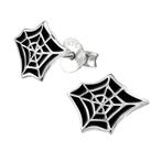 Oorbellen kinderen spinnenweb sterling zilver 925, Handtassen en Accessoires, Kindersieraden, Ophalen of Verzenden, Nieuw, Oorbellen