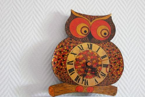 Vintage klokje Uil.  Seventies., Antiek en Kunst, Curiosa en Brocante, Ophalen of Verzenden