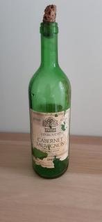 lege glazen fles Cabernet Sauvignon reserve Lyaskovets 1989, Ophalen of Verzenden, Gebruikt, Overige typen
