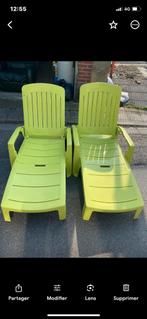 Stoelen bij het zwembad, Tuin en Terras, Ophalen, Gebruikt, Plastic