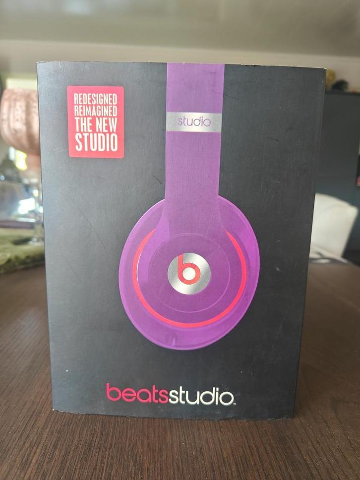 Beats Studio Headset Purple, Audio, Tv en Foto, Hoofdtelefoons, Zo goed als nieuw, Beats, Ophalen of Verzenden