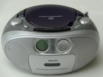 Stereo Radio - CD - Cassette Recorder PHILIPS Type AZ - 1022 beschikbaar voor biedingen