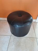 Retro poef, 40 cm, 30 cm hoog, Huis en Inrichting, Ophalen, Gebruikt