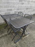 Table et chaises de jardin, Jardin & Terrasse, Enlèvement, Métal