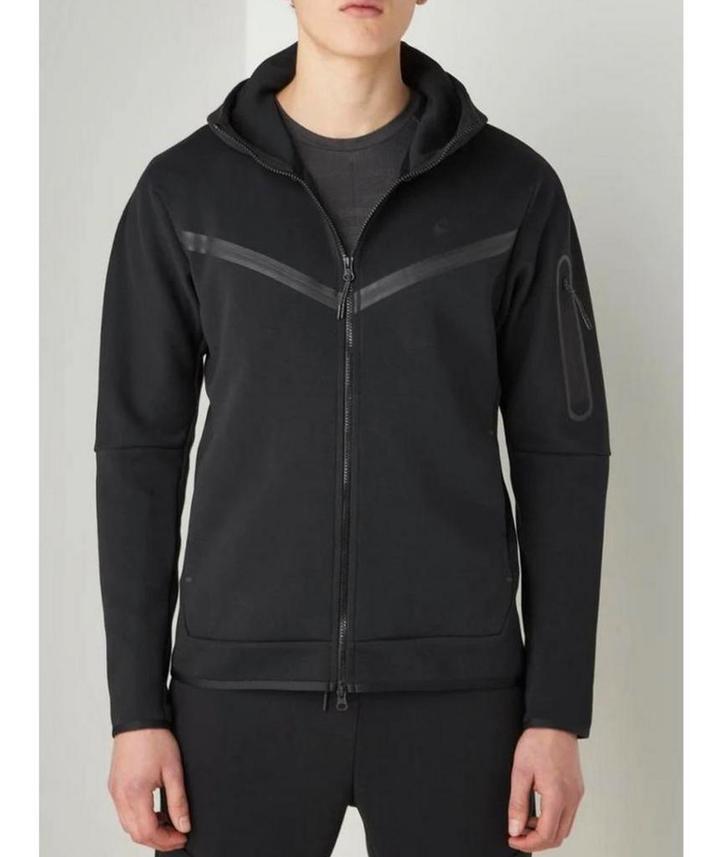 Nike Tech Fleece sweatvest XS S zwart heren mannen vest jack, Kleding | Heren, Truien en Vesten, Zo goed als nieuw, Maat 46 (S) of kleiner