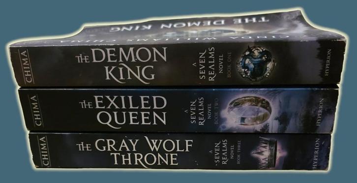 Seven Realms - Cinda Williams Chima - Hyperion - 3x SC, Boeken, Fantasy, Gelezen, Ophalen of Verzenden