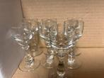 Oude dreupelglaasjes 7+4, Antiquités & Art, Antiquités | Verre & Cristal, Enlèvement
